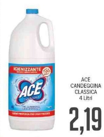 Supermercati Piccolo Ace Candeggina Classica 4 litri offerta
