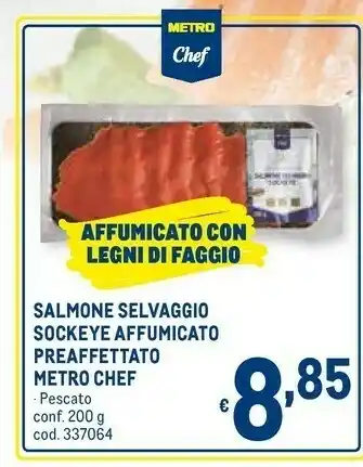 Sockeye Salmone affumicato