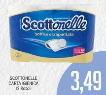 Supermercati Piccolo Scottonelle Carta Igienica 12 rotoli offerta