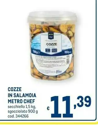 Metro Metro chef Cozze offerta
