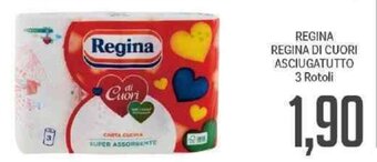 Supermercati Piccolo Regina Regina Di Cuori Asciugatutto 3 Rotoli offerta