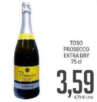Supermercati Piccolo Toso Prosecco Extra Dry 75 cl offerta