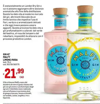 Metro Iris Gin offerta