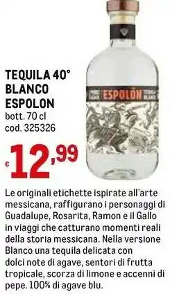 Metro Blanco Liquore offerta