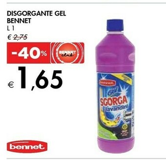 Bennet Bennet Disgorgante Gel offerta