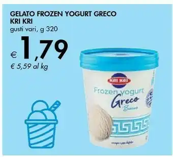 Bennet Kri kri Gelato Frozen Yogurt Greco 320 G offerta