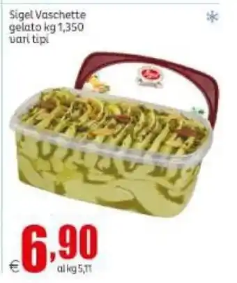 Elite Sigel Vaschette gelato 1,350 kg vari tipi offerta