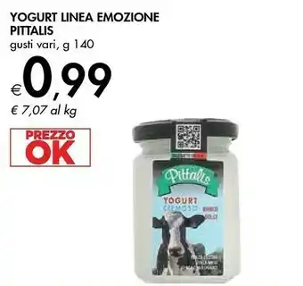 Bennet Pittalis Yogurt Cremoso Bianco Dolce 140 G(ml) offerta
