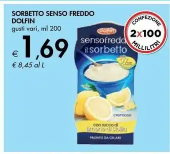 Bennet Dolfin Sorbetto Senso Freddo 200 G offerta