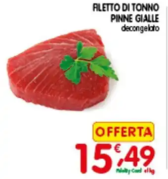 D'Ambros Filetto Di Tonno Pinne Gialle Decongelato offerta