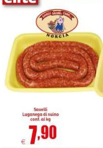 Elite Savelli Luganega di suino conf. al kg offerta