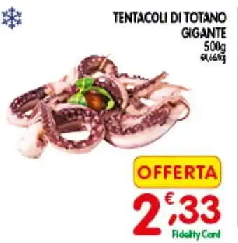 D'Ambros Tentacoli Di Totano Gigante 500g offerta