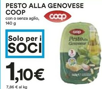 Coop Pesto offerta