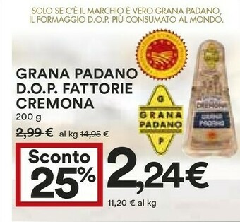 Coop Grana Padano Formaggio offerta