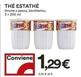 Coop Estathé Estathe offerta