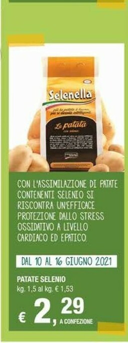 Crai Selenella Patate offerta