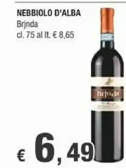 Brjnda Nebbiolo D'Alba