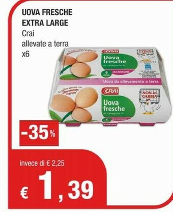 Crai Crai - Uova Fresche Grandi offerta