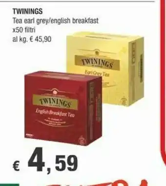 Crai Twinings Tea Earl Grey offerta