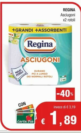 Crai Regina Asciugoni offerta