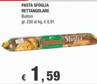 Crai Buitoni La Sfoglia Rettangolare offerta