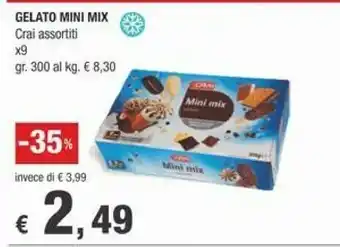 Crai Crai - Gelato Mini Mix 300 Gr offerta