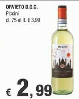 Crai Piccini Orvieto DOC offerta