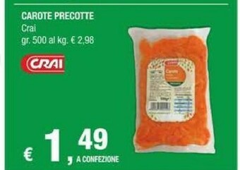 Crai Crai Carote Precotte offerta