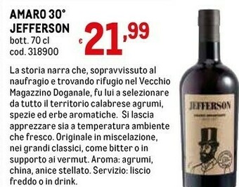 Metro Amaro del capo offerta