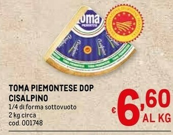 Metro Formaggio offerta