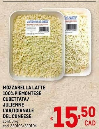 Metro Mozzarella offerta