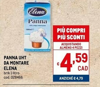Metro Panna offerta
