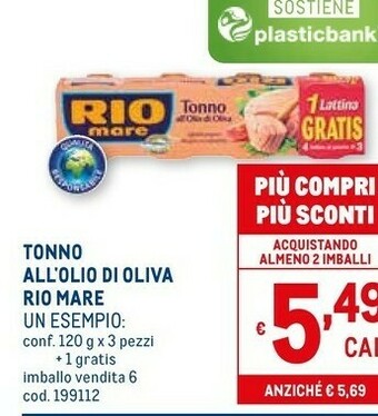 Metro Rio Mare Tonno Rio mare offerta