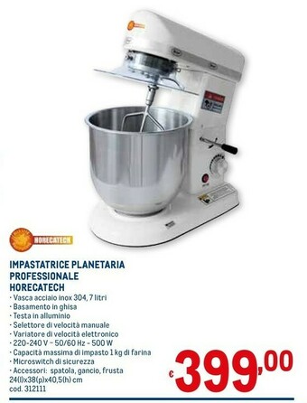 Metro Kenwood Impastatrice offerta
