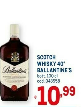 Metro Scotch whisky offerta