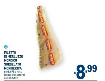 Metro Noribèrica Filetti di merluzzo offerta