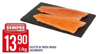 Tigros Filetto di Trota Iridea Salmonata offerta