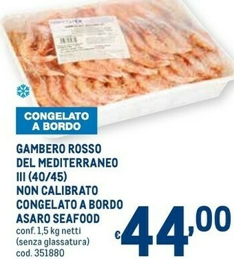 Metro Gamberi offerta