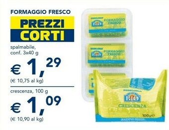 Esselunga Formaggio Fresco offerta