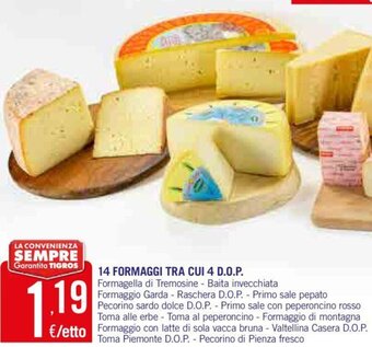 14 Formaggi Tra Cui 4 D.O.P.