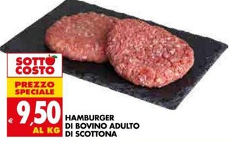 Tigros Hamburger di Bovino Adulto di Scottona offerta