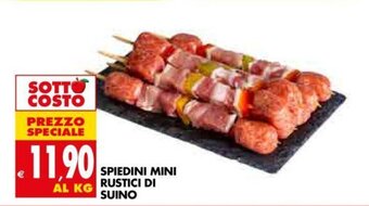 Tigros Spiedini Mini Rustici di Suino offerta