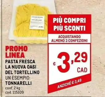 Metro Oasi del tortellino Pasta all'uovo offerta