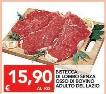TuoDi Bistecca Di Lombo Senza Osso Di Bovino Adulto Del Lazio offerta