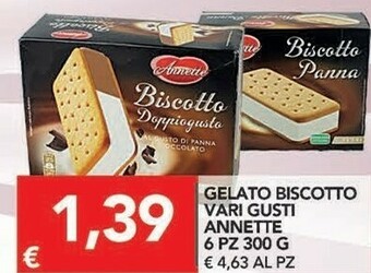 TuoDi Annette Gelato Biscotto 300 G offerta
