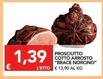 TuoDi Prosciutto Cotto Arrosto Brace Norcino offerta