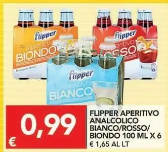 Flipper Aperitivo Analcolico Bianco/rosso/ Biondo