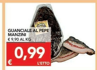 TuoDi Manzini Guanciale Al Pepe offerta