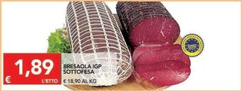 TuoDi Sottofesa Bresaola Igp offerta