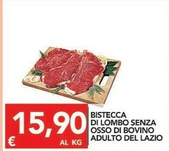 TuoDi Bistecca Di Lombo Senza Osso Di Bovino Adulto Del Lazio offerta